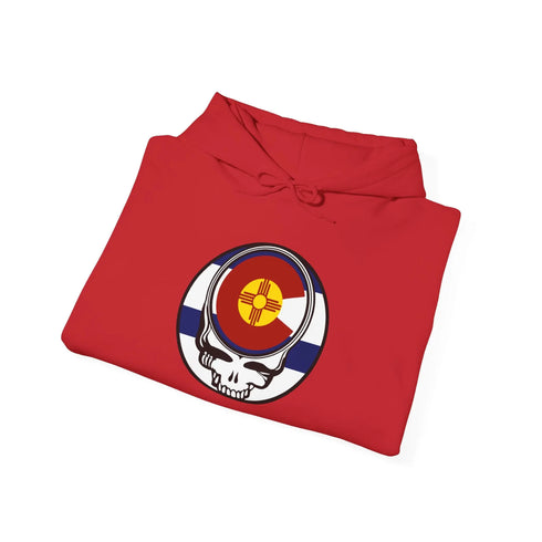 Grateful Dead - Colorado x New Mexico Flag Grateful Dead Unisex Heavy Blend Hoodie - StealieShop