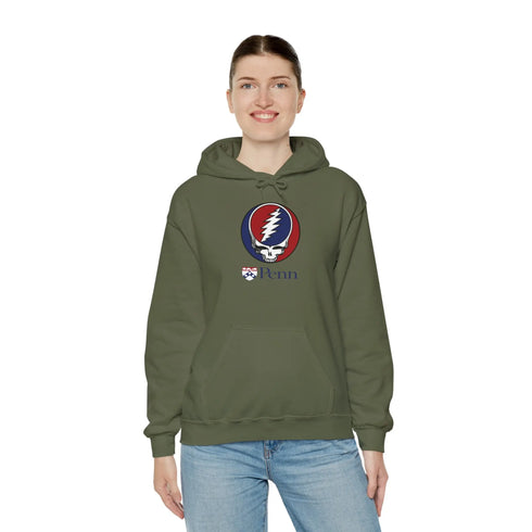 University of Pennsylvania Grateful Dead Unisex Heavy Blend Hoodie StealieShop