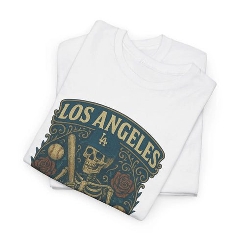 Grateful Dead - Los Angeles Dodgers Retro Poster Art T-shirt - StealieShop