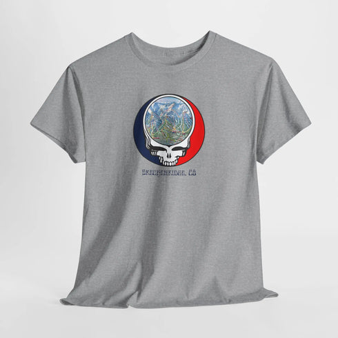 Breckenridge Trail Map Stealie Grateful Dead T-Shirt