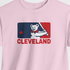 Cleveland Guardians Dancing Bear MLB Logo Unisex Grateful Dead T-Shirt