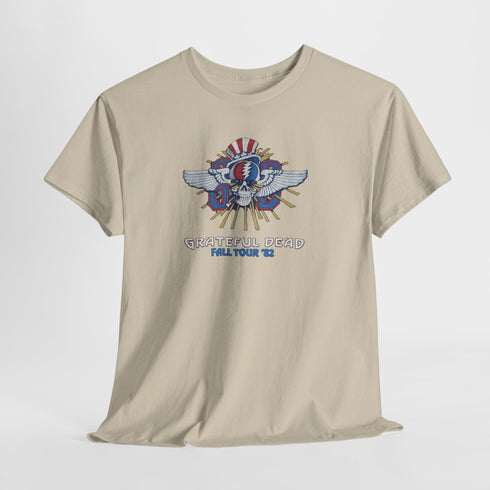 Fall Tour '82 Unisex Grateful Dead T-Shirt - Icons From The Road Collection