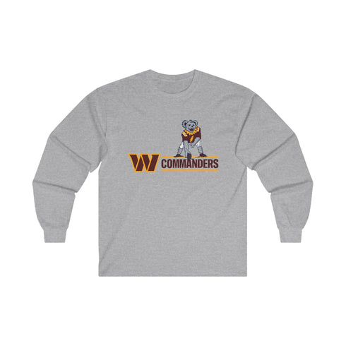 Washington Commanders Dancing Bear Long Sleeve Tee - NFL - StealieShop