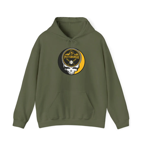Grateful Dead - Pittsburgh Pirates Grateful Dead Unisex Heavy Blend Hoodie - MLB - StealieShop