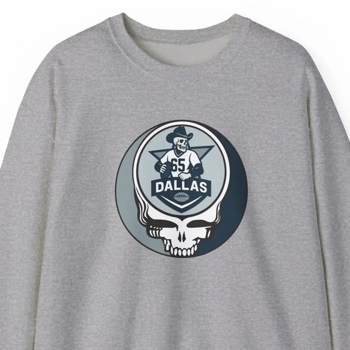 Grateful Dead - The Gridiron Collection: Dallas Cowboys Grateful Dead Stealie Crewneck Sweatshirt - NFL - StealieShop