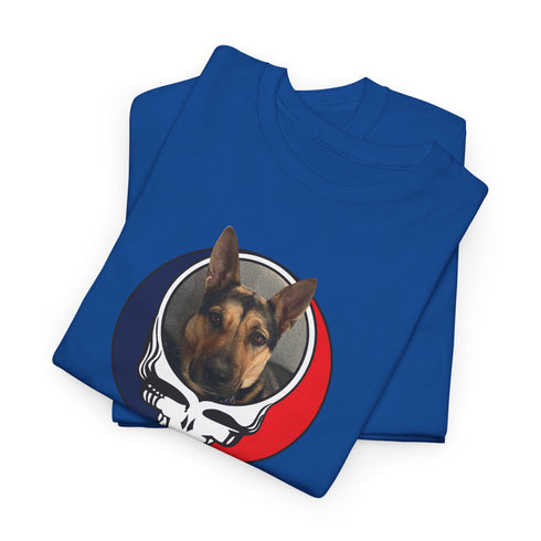 Custom Dog Stealie Unisex Grateful Dead T-Shirt (95)