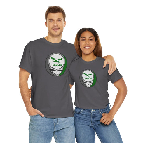 Grateful Dead - Philadelphia Eagles Skull T-Shirt - NFL - StealieShop