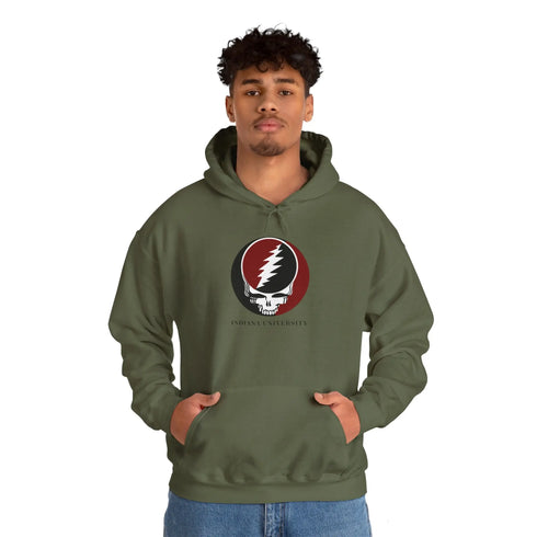 Indiana University Grateful Dead Unisex Heavy Blend Hoodie StealieShop