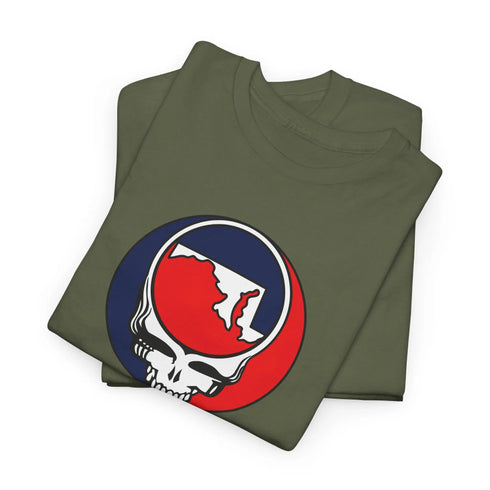 Maryland Map Stealie Grateful Dead T-Shirt