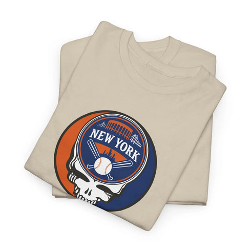 Grateful Dead - New York Mets Classic Stealie T-Shirt - MLB - StealieShop