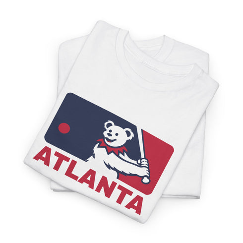 Atlanta Braves Dancing Bear MLB Logo Unisex Grateful Dead T-Shirt