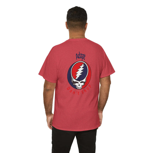 Grateful Dead - Grateful Dogs | Adopt Don't Shop Stealie Grateful Dead T-Shirt - StealieShop