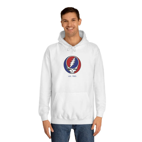 Grateful Dead - Grateful Dead Stealie - Est. 1965 Unisex College Hoodie - StealieShop