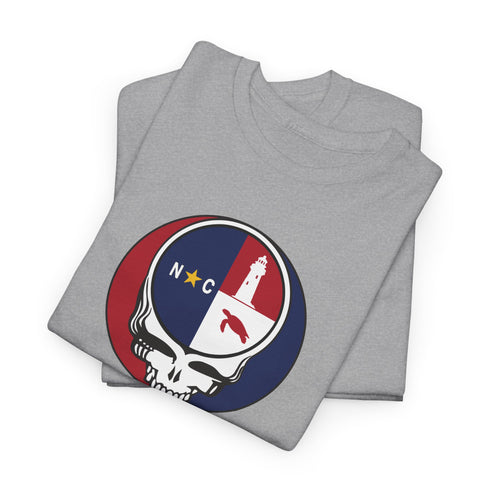North Carolina "Unofficial" State Flag Stealie Grateful Dead T-Shirt