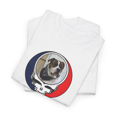 Custom Dog Stealie Unisex Grateful Dead T-Shirt (111)