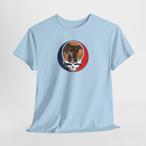 Custom Dog Stealie Unisex Grateful Dead T-Shirt (144)