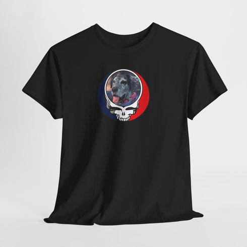 Custom Dog Stealie Unisex Grateful Dead T-Shirt (159)
