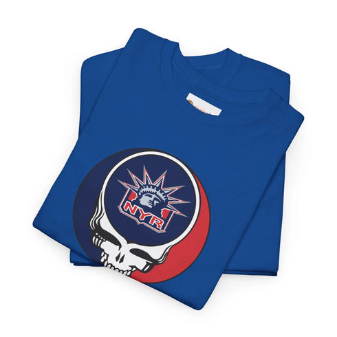 Grateful Dead - New York Rangers Grateful Dead Steal Your Face T-Shirt - NHL - StealieShop
