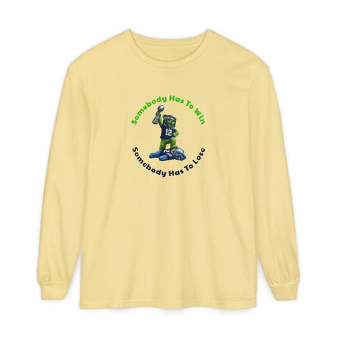 Seattle Seahawks Dancing Bears Big Game 2026 Vineyard Collection Garment-Dyed Long Sleeve Shirt