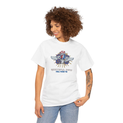 Fall Tour '82 Unisex Grateful Dead T-Shirt - Icons From The Road Collection