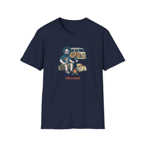 Grateful Dead - Campin' Jerry - Life is dead. Grateful Dead T-Shirt - StealieShop