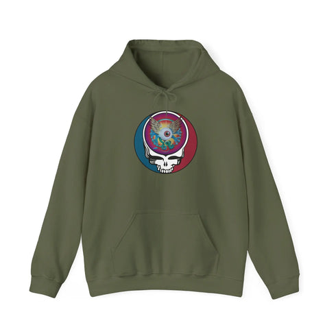 Flying Eyeball Stealie Grateful Dead Hoodie