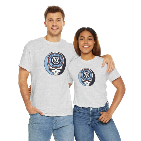New York City Football Club Grateful Dead T-Shirt - MLS Soccer StealieShop