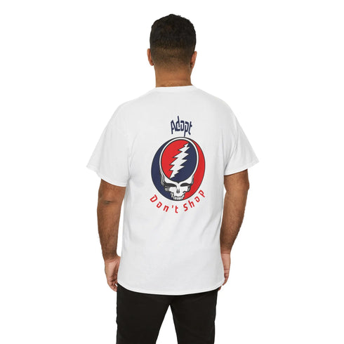 Grateful Dead - Grateful Dogs | Adopt Don't Shop Stealie Grateful Dead T-Shirt - StealieShop