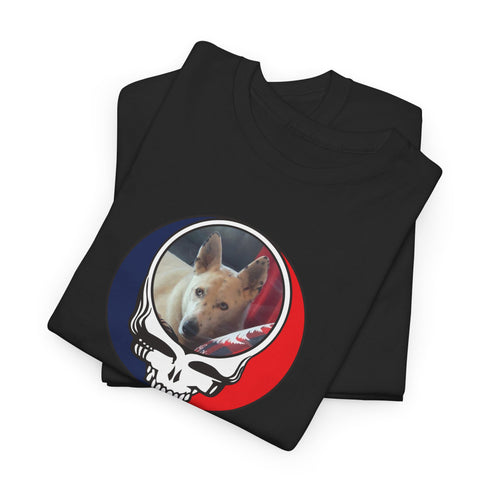 Custom Dog Stealie Unisex Grateful Dead T-Shirt (137)