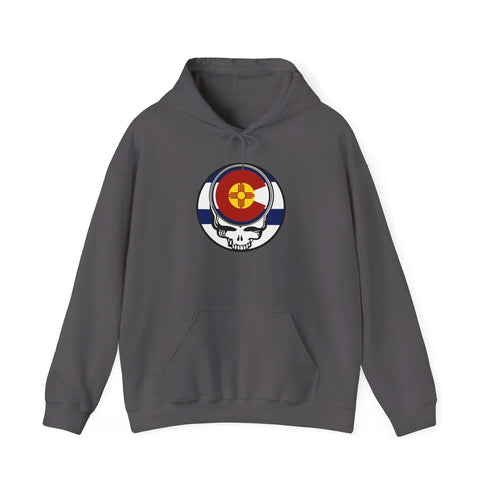 Grateful Dead - Colorado x New Mexico Flag Grateful Dead Unisex Heavy Blend Hoodie - StealieShop