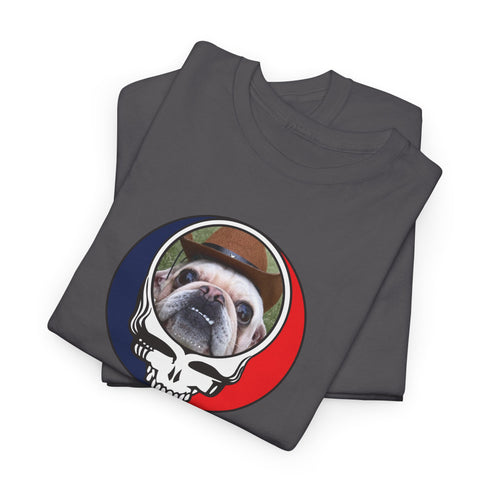 Custom Dog Stealie Unisex Grateful Dead T-Shirt (110)