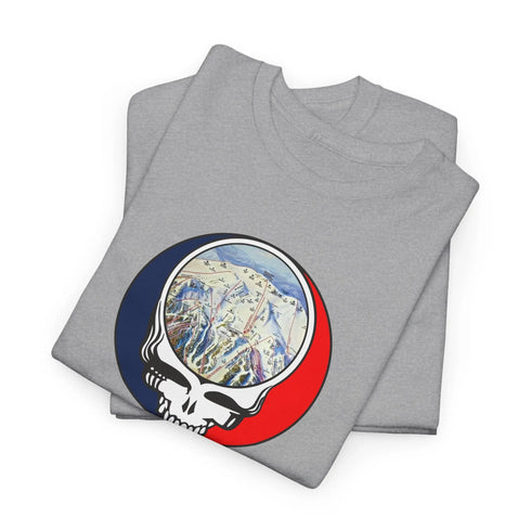 Mammoth Mountain Trail Map Stealie Grateful Dead T-Shirt