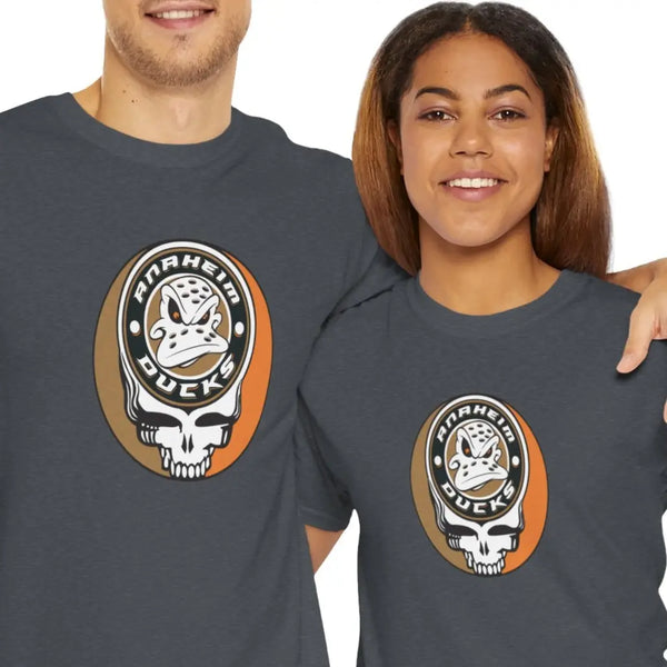 Anaheim Ducks Grateful Dead Steal Your Face T-Shirt - NHL - StealieShop