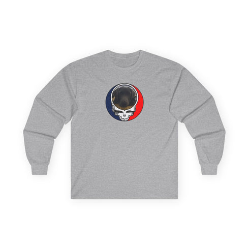 Custom Dog Stealie Grateful Dead Long Sleeve Tee (90)