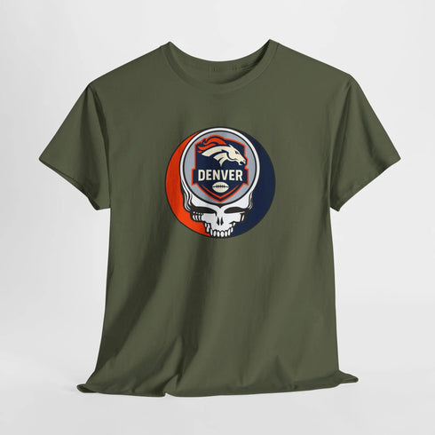 Grateful Dead - Denver Broncos Stealie Unisex T-Shirt - NFL - StealieShop