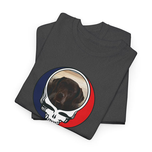 Custom Dog Stealie Unisex Grateful Dead T-Shirt (74)