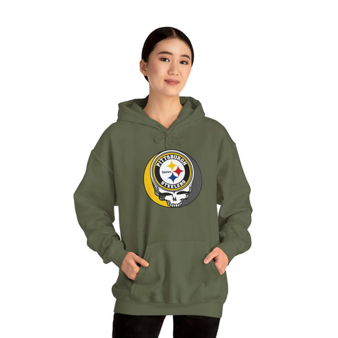 Pittsburgh Steelers Grateful Dead Hoodie StealieShop
