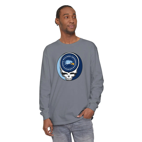 Roger Williams University Garment-Dyed Long Sleeve T-Shirt StealieShop