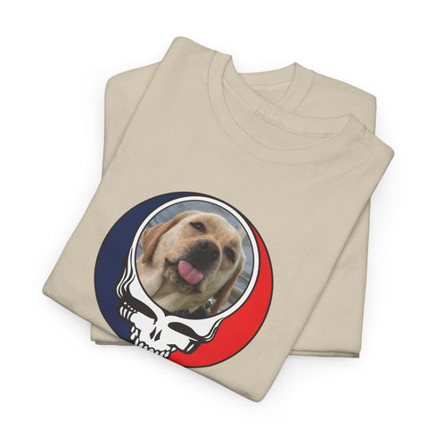 Custom Dog Stealie Unisex Grateful Dead T-Shirt (125)