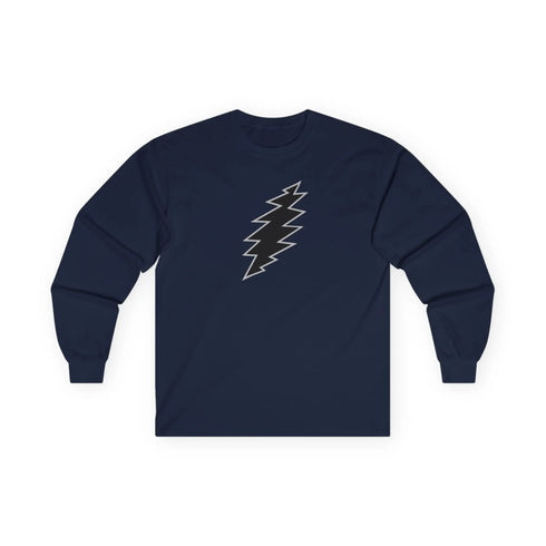 Grateful Dead - Black Bolt Ultra Cotton Long Sleeve Tee - StealieShop