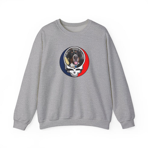 Custom Dog Stealie Crewneck Sweatshirt (136)