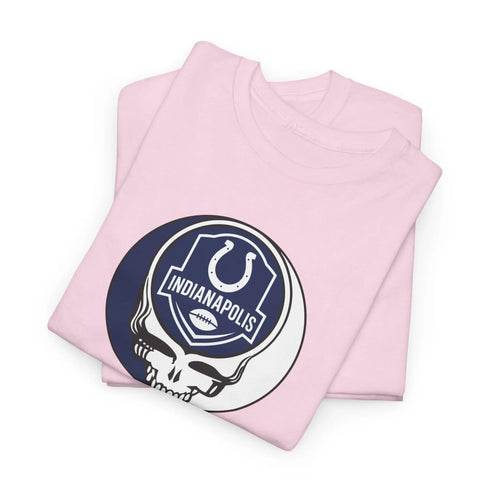 Grateful Dead - Indianapolis Colts Stealie Grateful Dead Steal Your Face T-Shirt - NFL - StealieShop
