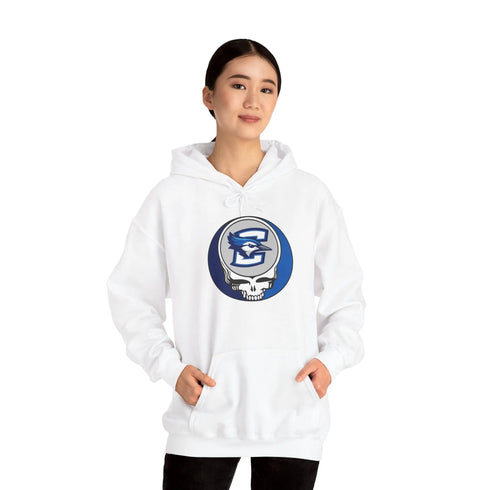 Creighton University Grateful Dead Unisex Heavy Blend Hoodie - StealieShop