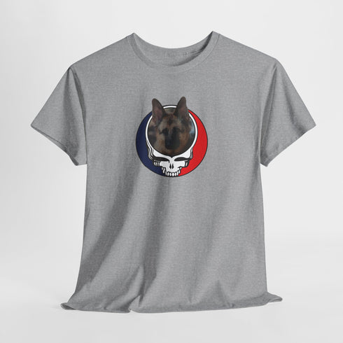 Custom Dog - "Wolfie" Stealie Grateful Dead T-Shirt