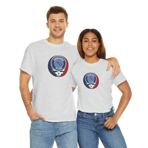 Tennessee Titans Grateful Dead Steal Your Face T-Shirt - NFL - StealieShop