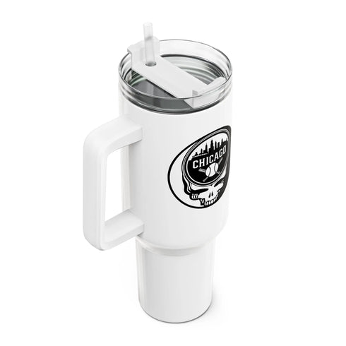 Grateful Dead - Chicago White Sox "Fat Man" Tumbler, Double Insulated 40oz Travel Mug - StealieShop
