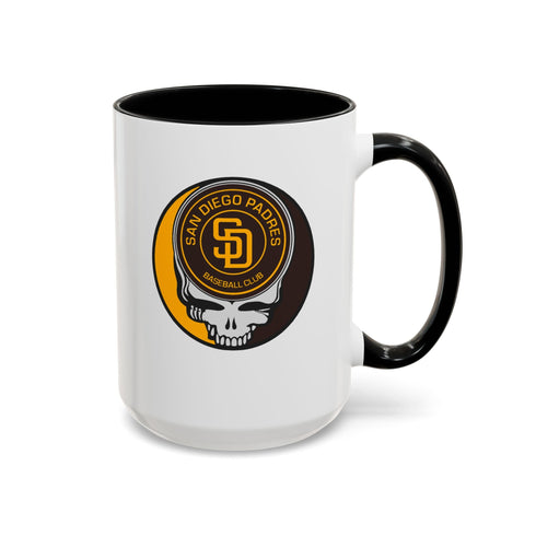 Grateful Dead - The Ballpark Collection: San Diego Baseball Edition Grateful Dead Stealie Coffee Mug - StealieShop