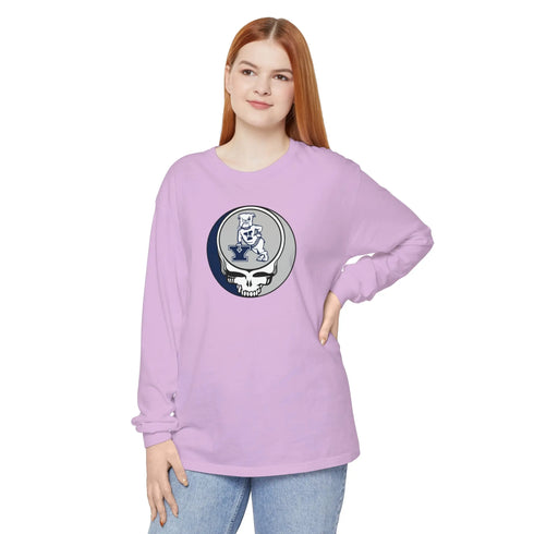 Yale University Garment-dyed Long Sleeve T-Shirt - StealieShop