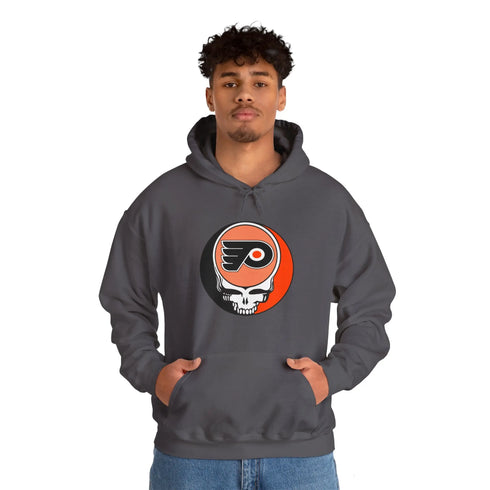 Philadelphia Flyers Grateful Dead Unisex Heavy Blend Hoodie StealieShop