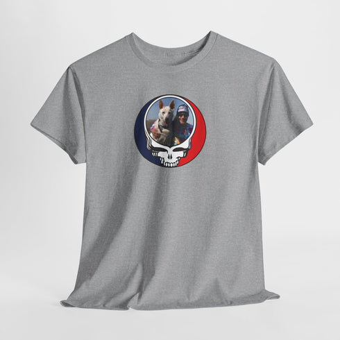Custom Dog Stealie Grateful Dead T-Shirt
